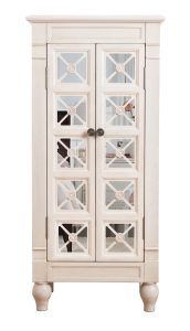 Celine Century White Jewelry Armoire