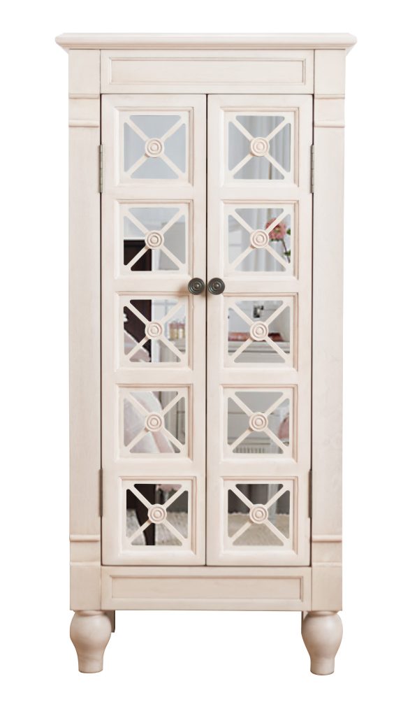 Celine Century White Jewelry Armoire