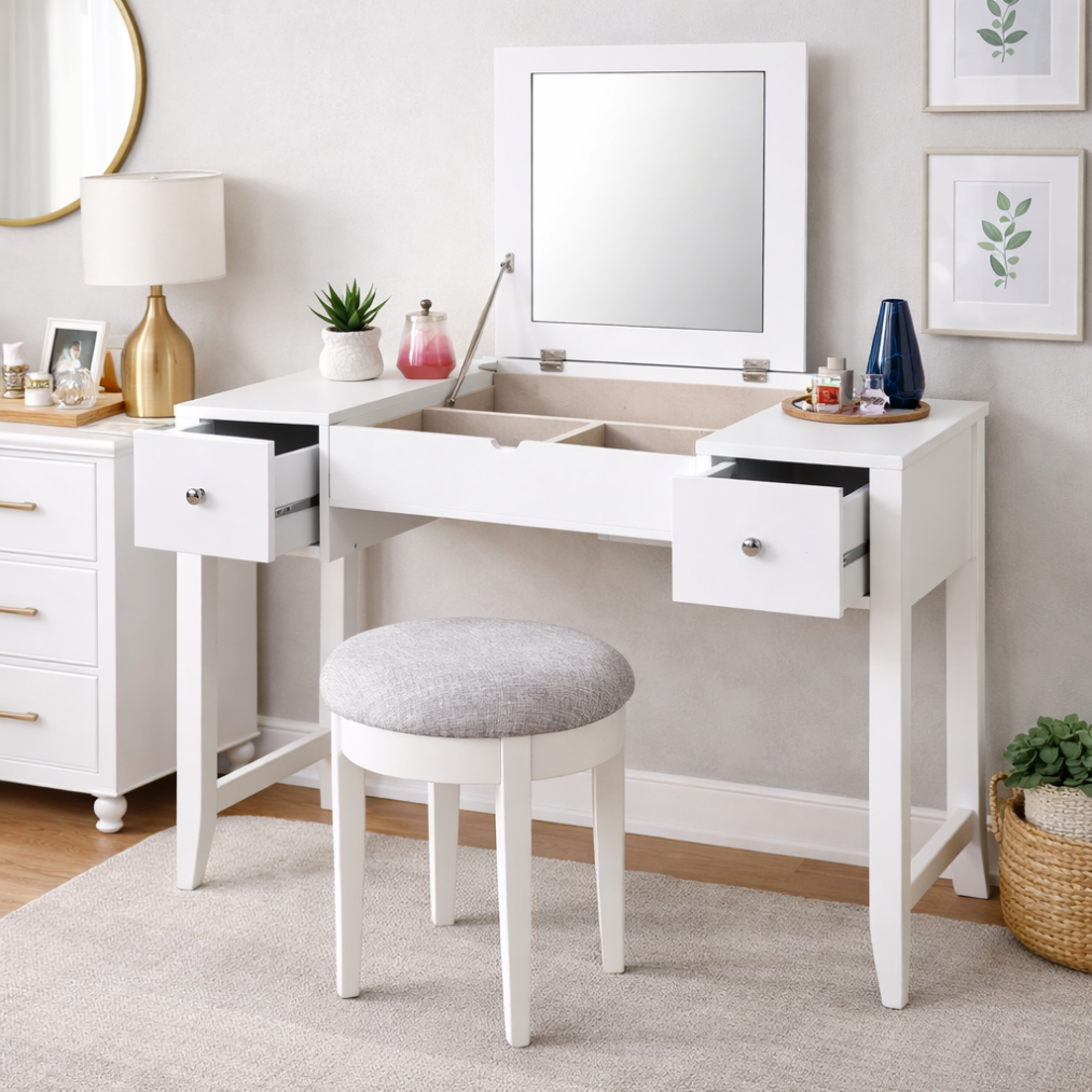 Harley Vanity Desk ~ White