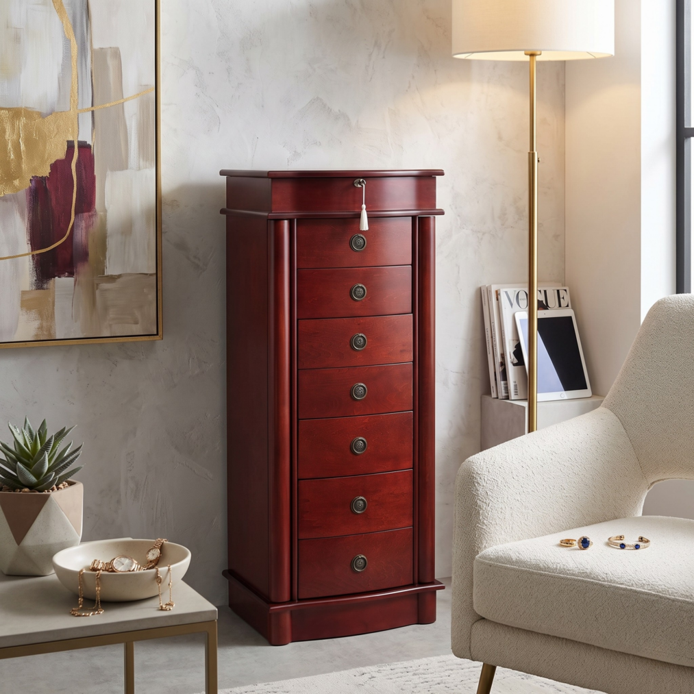 Naomi Jewelry Armoire ~ Cherry