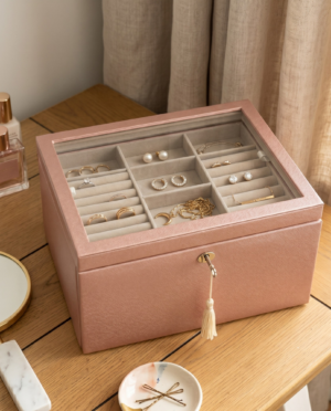 Emily Jewelry Box ~ Blush
