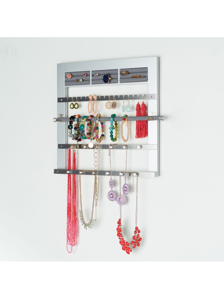 Tori Hanging Jewelry Display Organizer ~ Silver