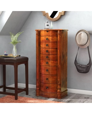Florence Jewelry Armoire ~  Oak