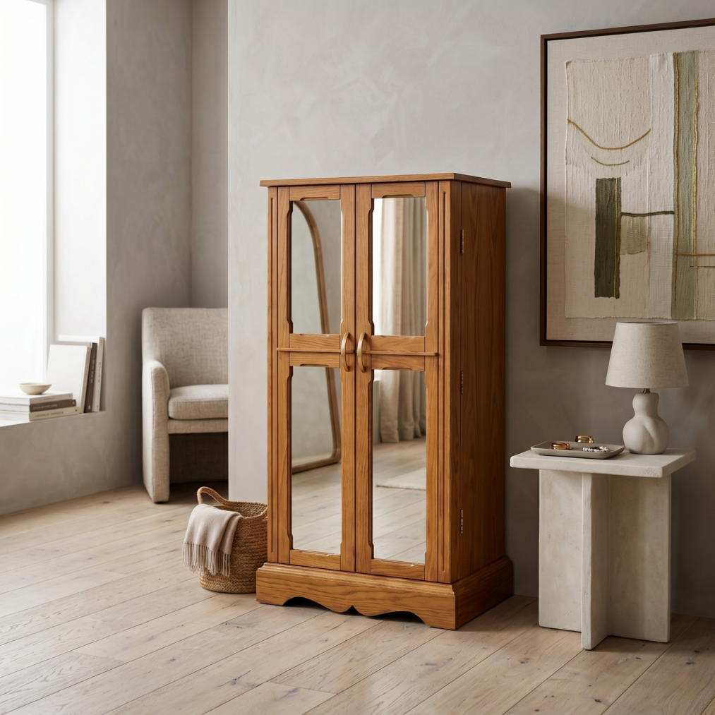 Chelsea Jewelry Armoire ~ Walnut