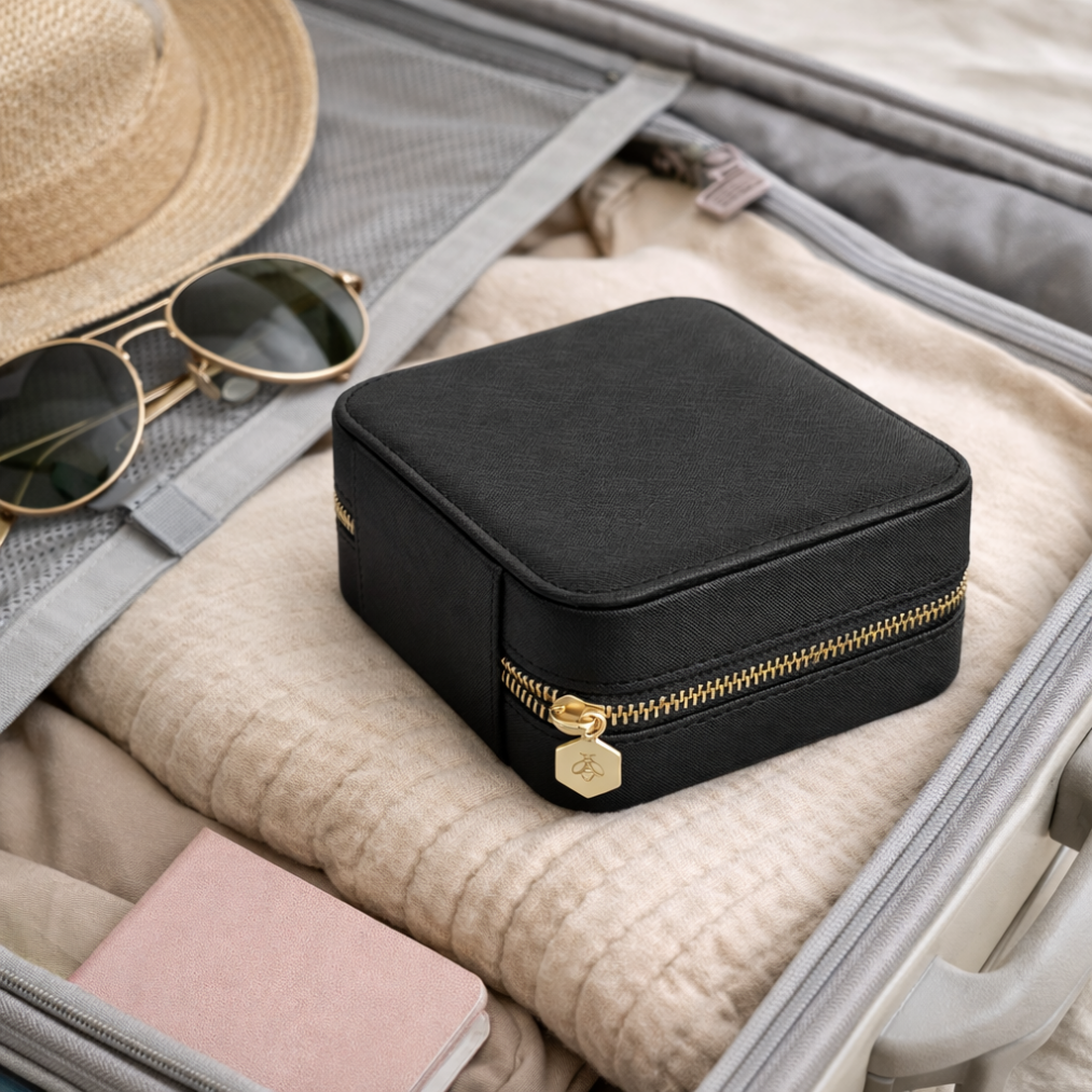 Mya Jewelry Travel Case ~ Black