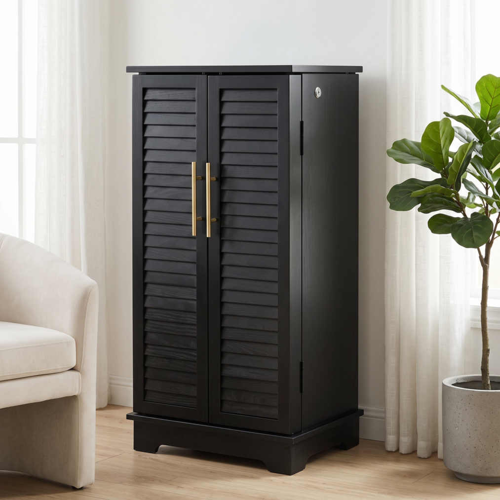Port Jewelry Armoire ~ Black