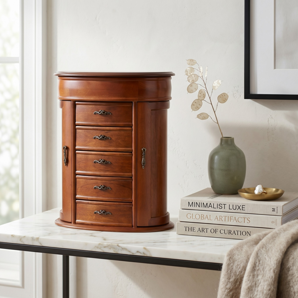 Kerry Jewelry Chest - Walnut
