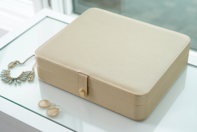 Melissa Jewelry Travel Case ~ Gold Snake
