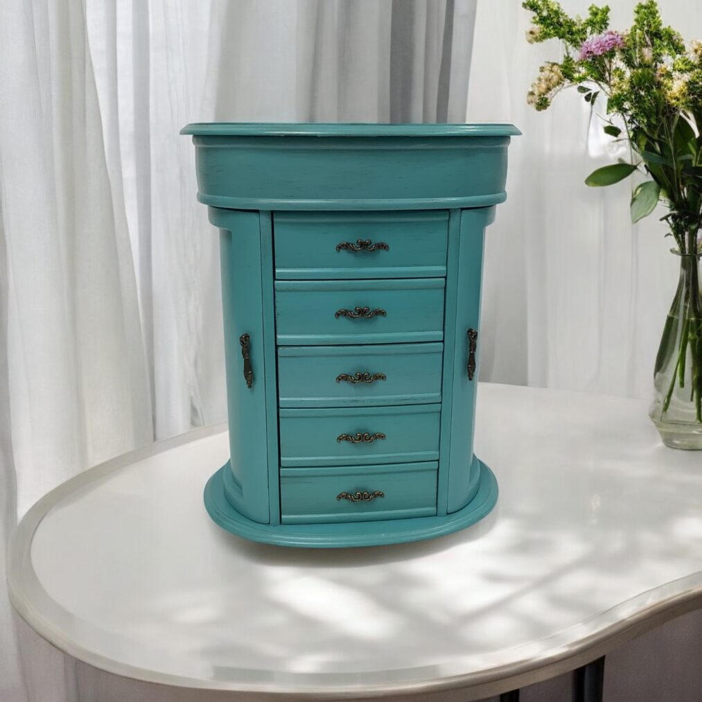 Kerry Jewelry Chest - Turquoise