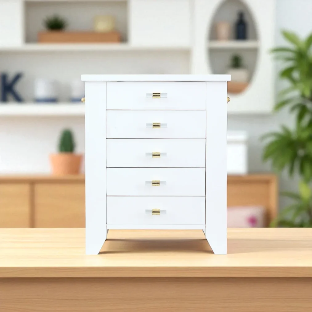 Chelsea Jewelry Chest ~ White