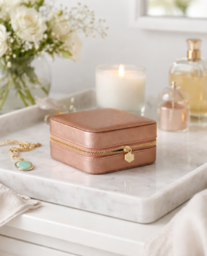 Mya Jewelry Travel Case ~ Coral