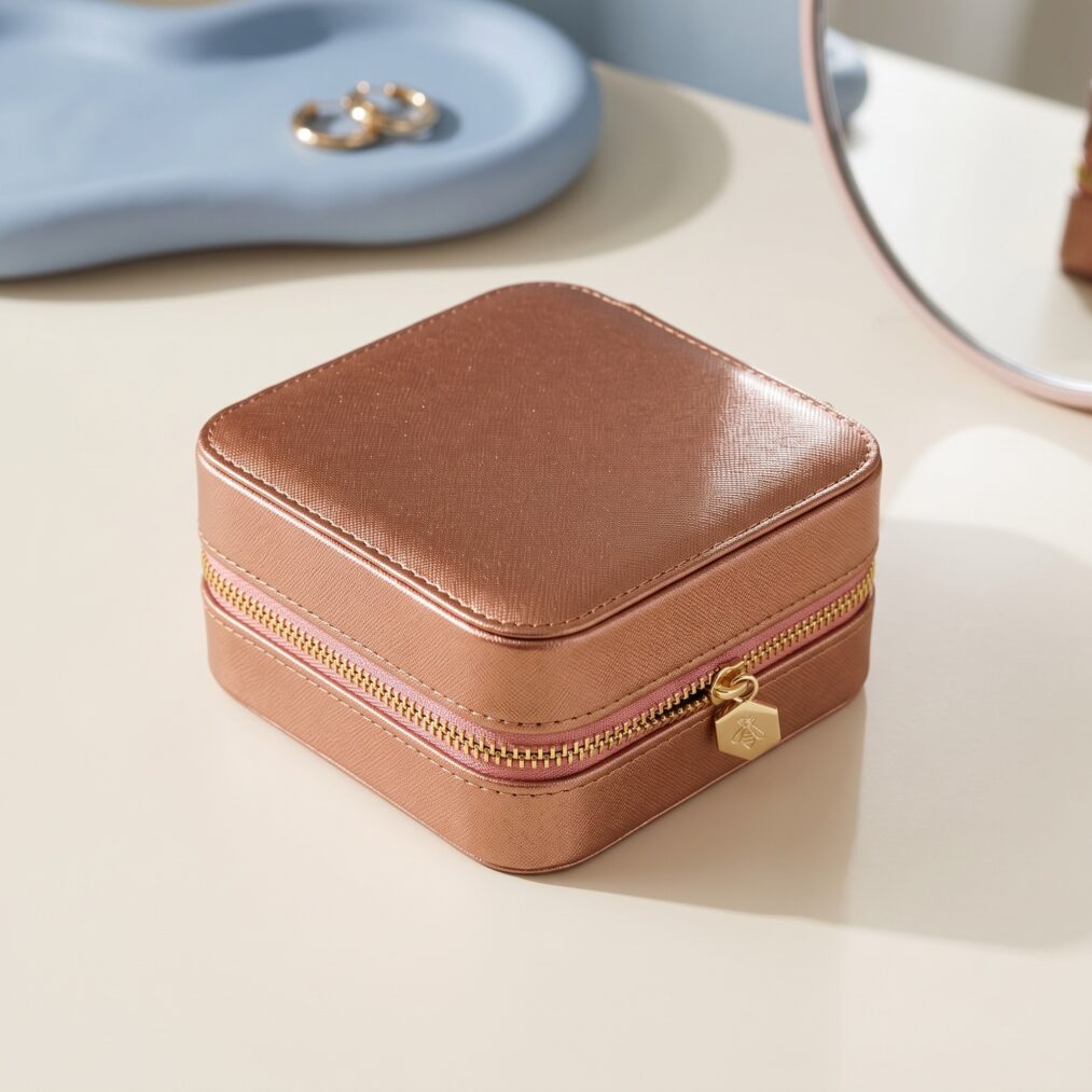 Mya Jewelry Travel Case ~ Coral