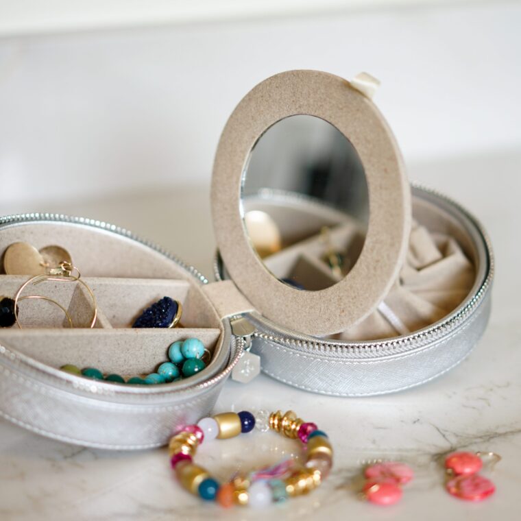Kelly Jewelry Travel Case - Pewter