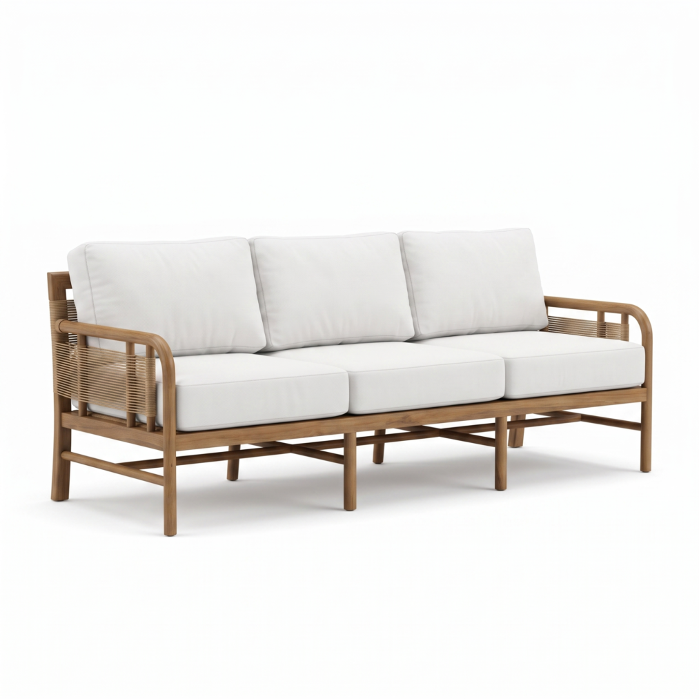 Westwood 88-Inch Teak Sofa