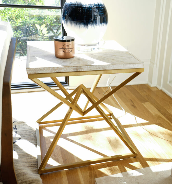 Winnie Gold Side Table