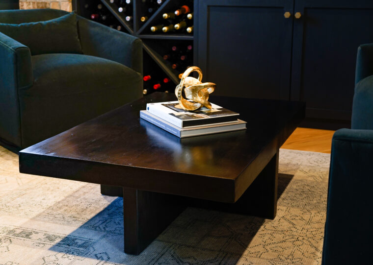 Posh Pollen Henderson Black Coffee Table