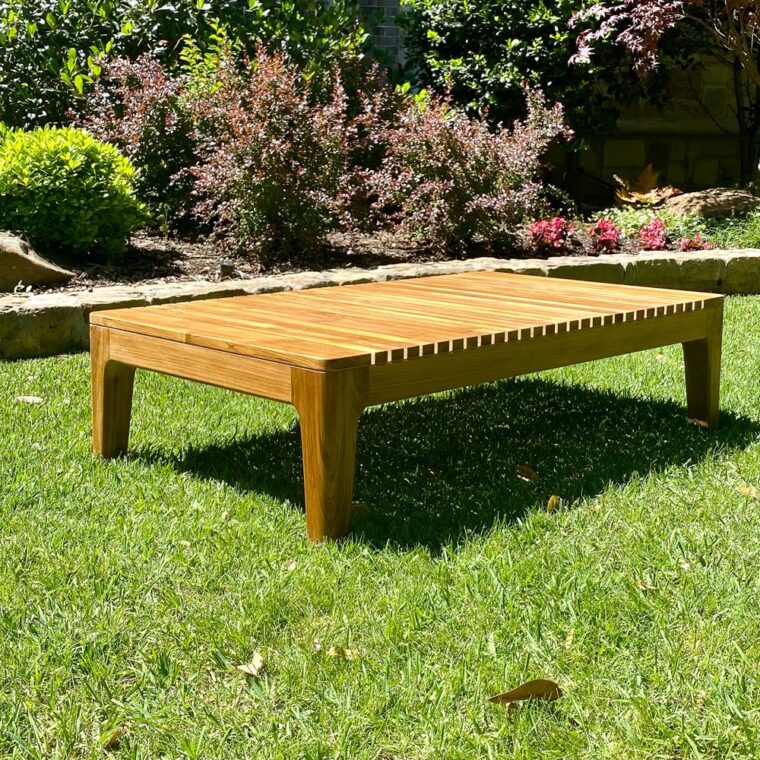 Maui Teak Outdoor Patio Coffee Table