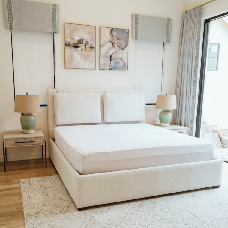 Highland King Size Bed, White