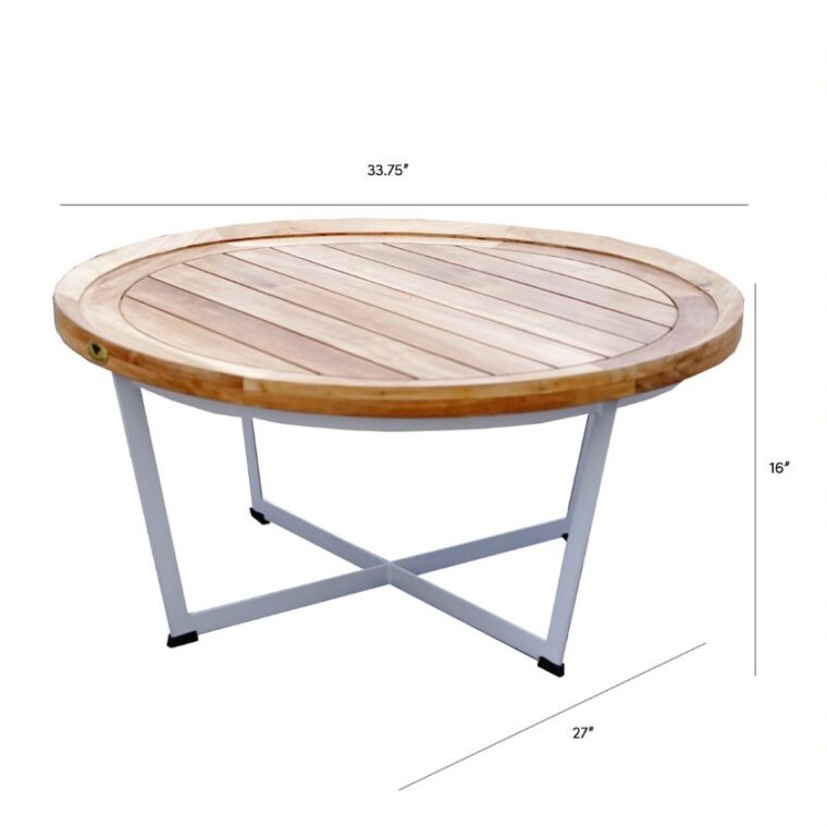 Catalina Teak Round Coffee Table