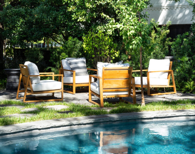 Catalina Bay Teak Lounge Chair
