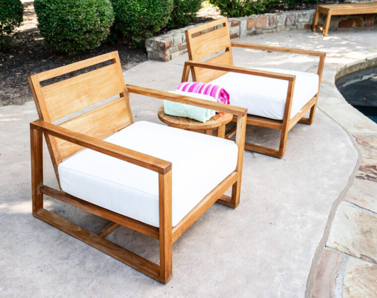Catalina Bay Teak Lounge Chair