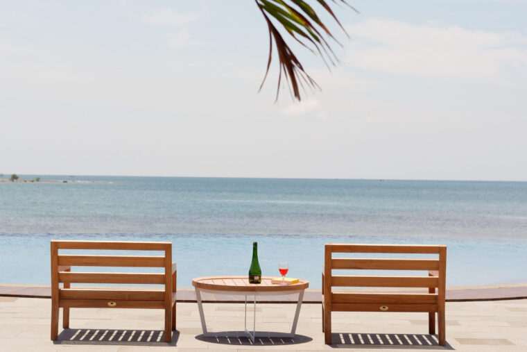 Catalina Moana Teak Lounge Chair
