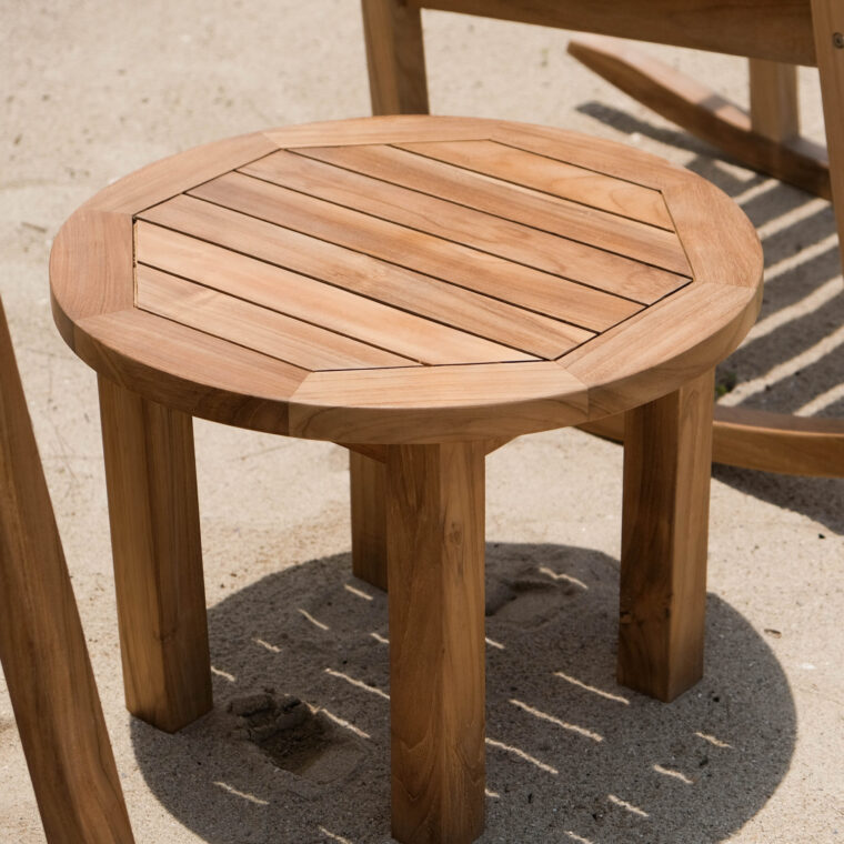 Pavilion Teak Round Side Table