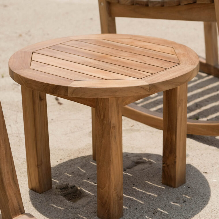 Pavilion Teak Round Side Table