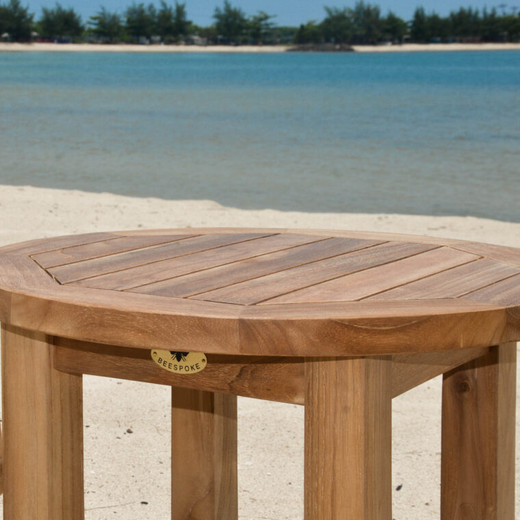 Pavilion Teak Round Side Table