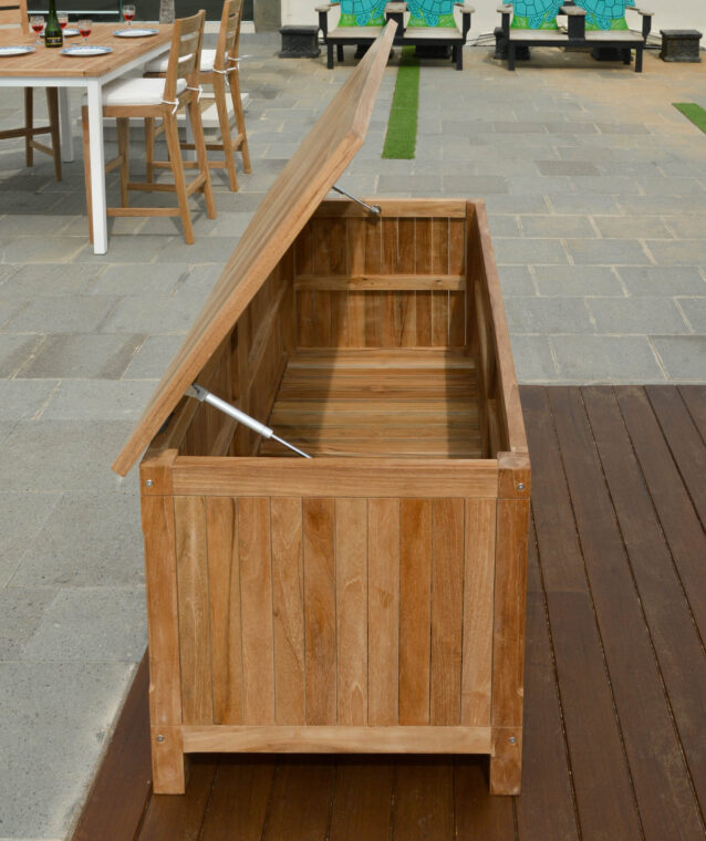 Pavilion Teak Storage Bench