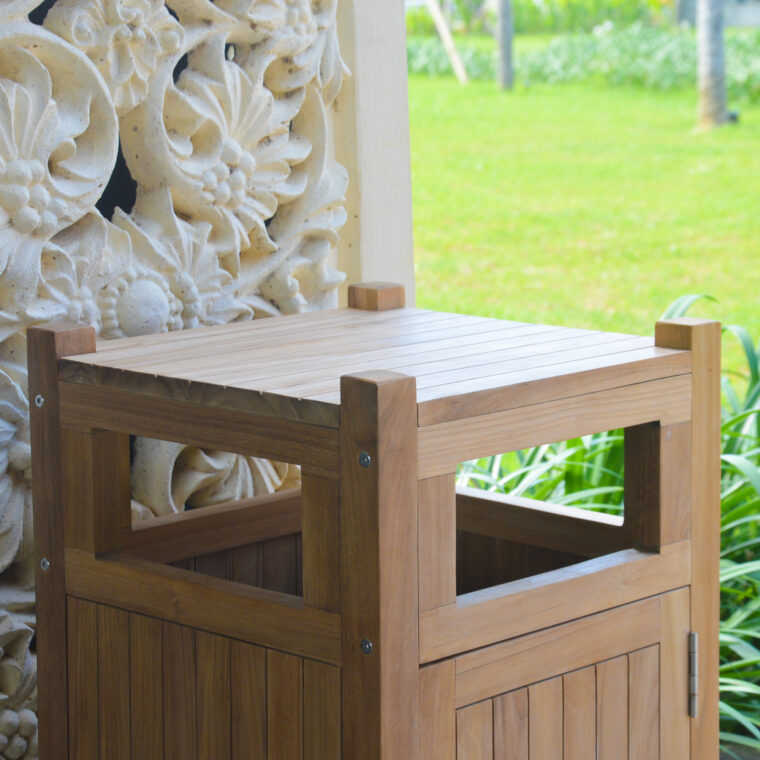 Pavilion Teak Outdoor Hamper