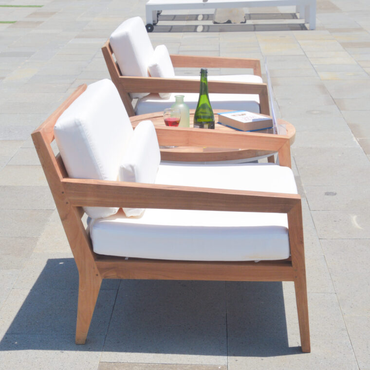 Catalina Moana Teak Lounge Chair