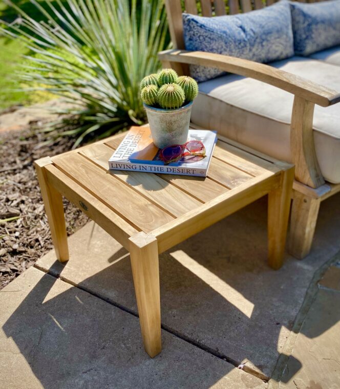 Clearwater Teak Square Side Table