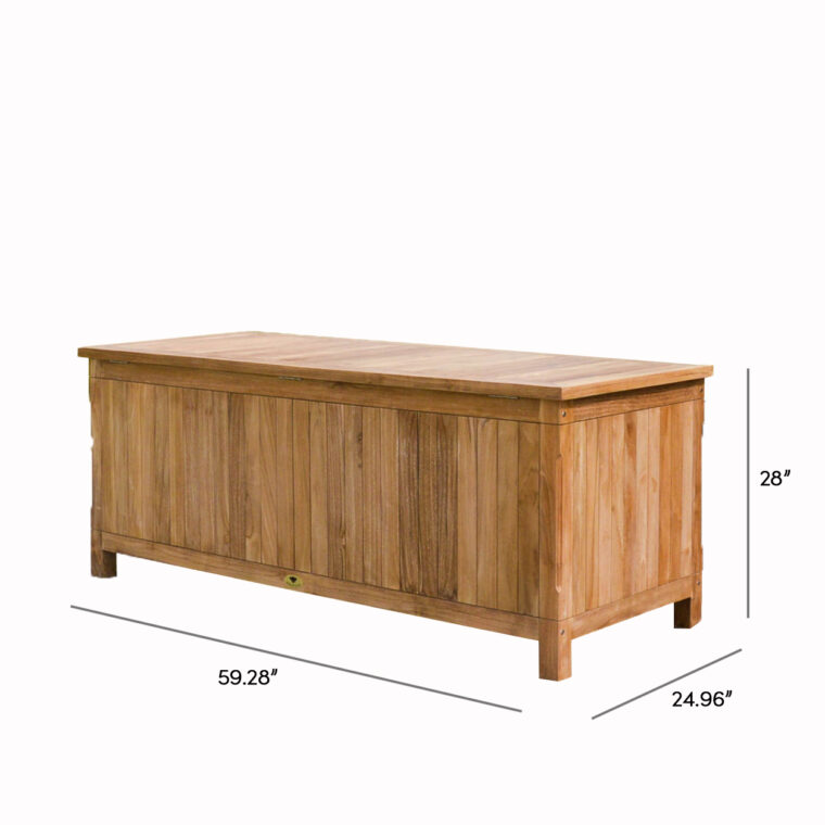 Pavilion Teak Storage Bench