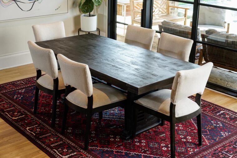 Sandcastle Dining Table, Black