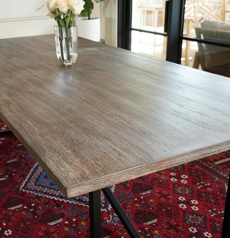 8- Foot Dining Table, Barnwood