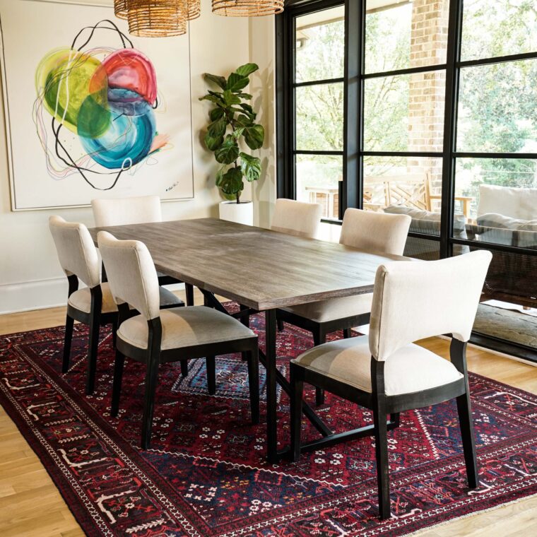 8- Foot Dining Table, Barnwood