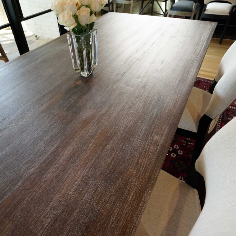 8- Foot Dining Table, Barnwood