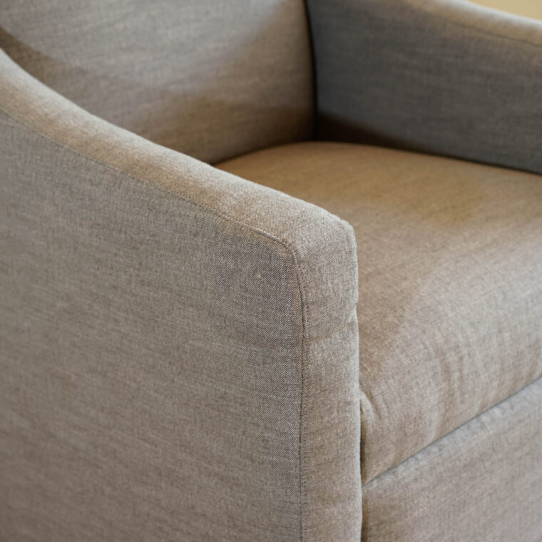 Kansas Swivel Accent Chair, Grey