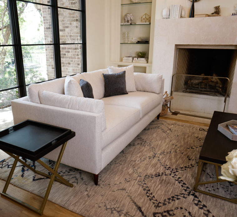 Uptown 96" Sofa, White