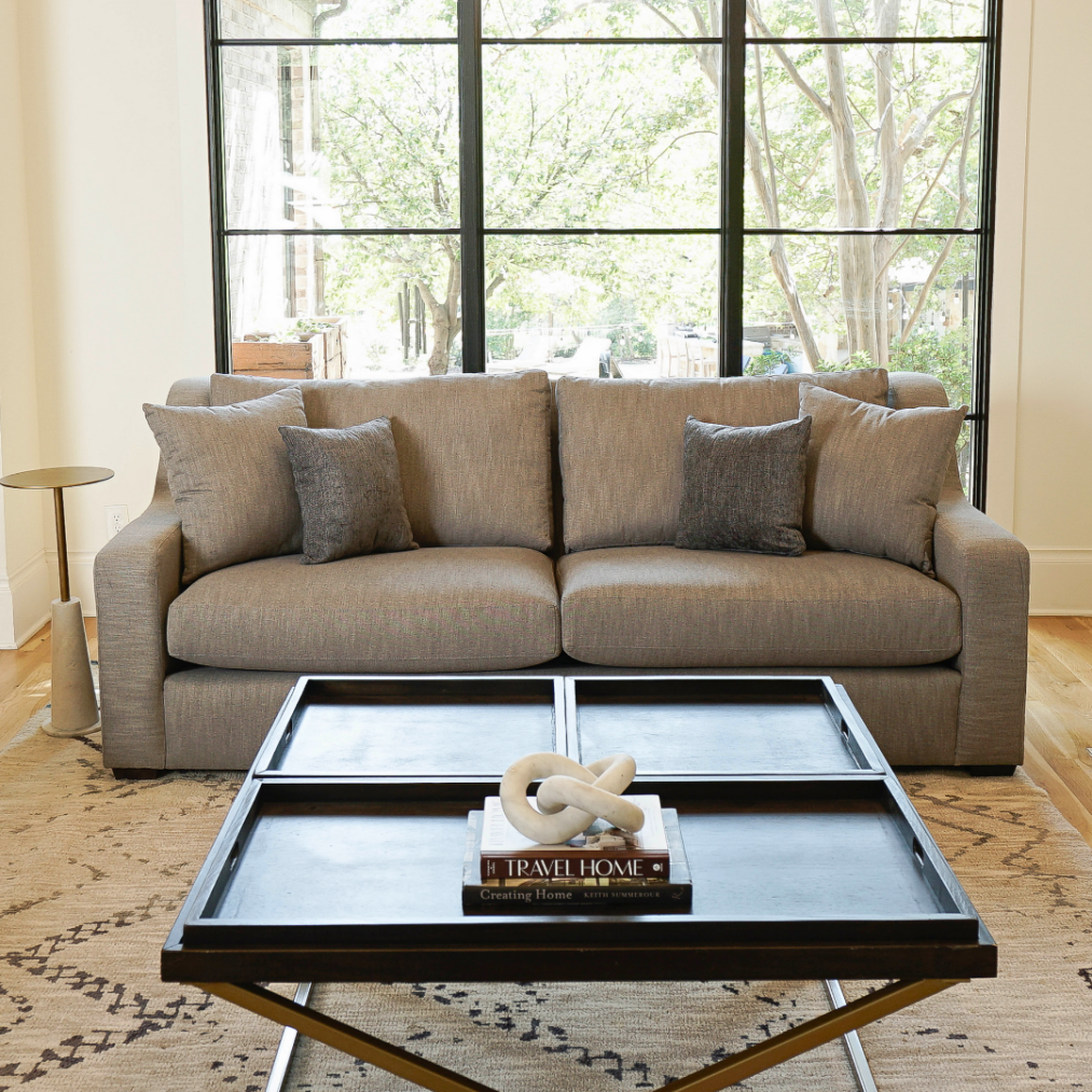 Atlantic 95" Sofa, Grey