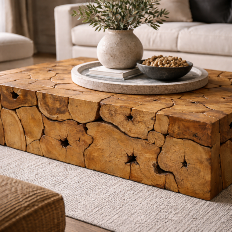 Palmdale Teak Root Coffee Table - Hives And Honey