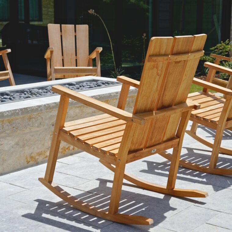 Catalina Harbor Teak Rocking Chair