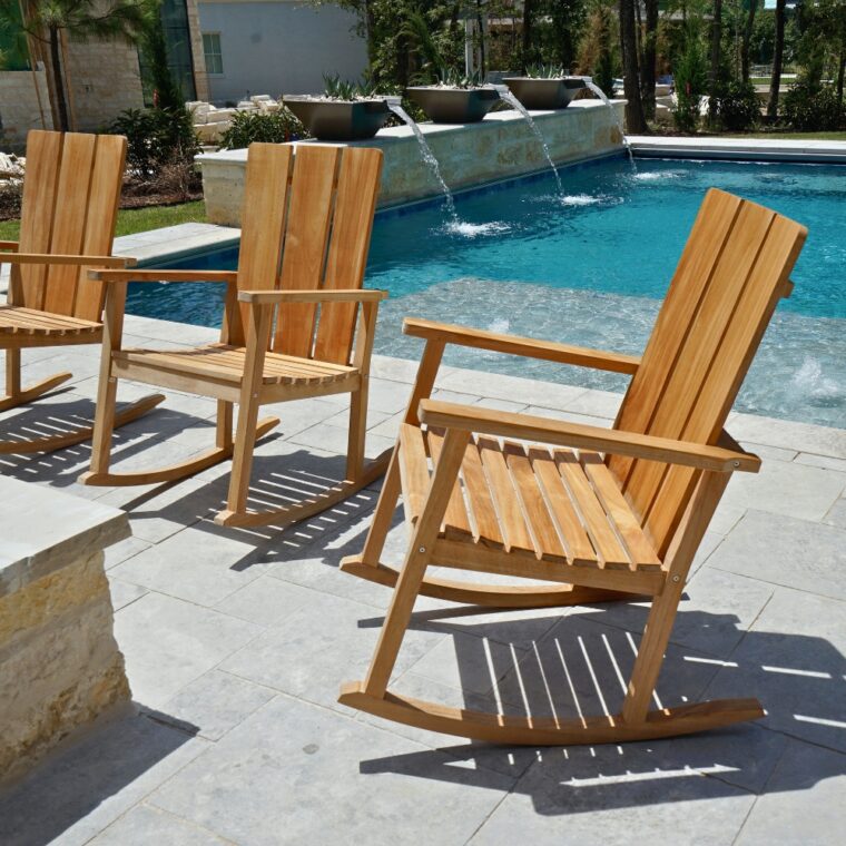Catalina Harbor Teak Rocking Chair