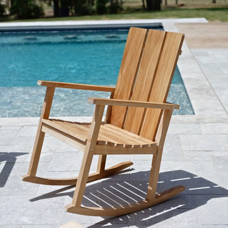 Catalina Harbor Teak Rocking Chair