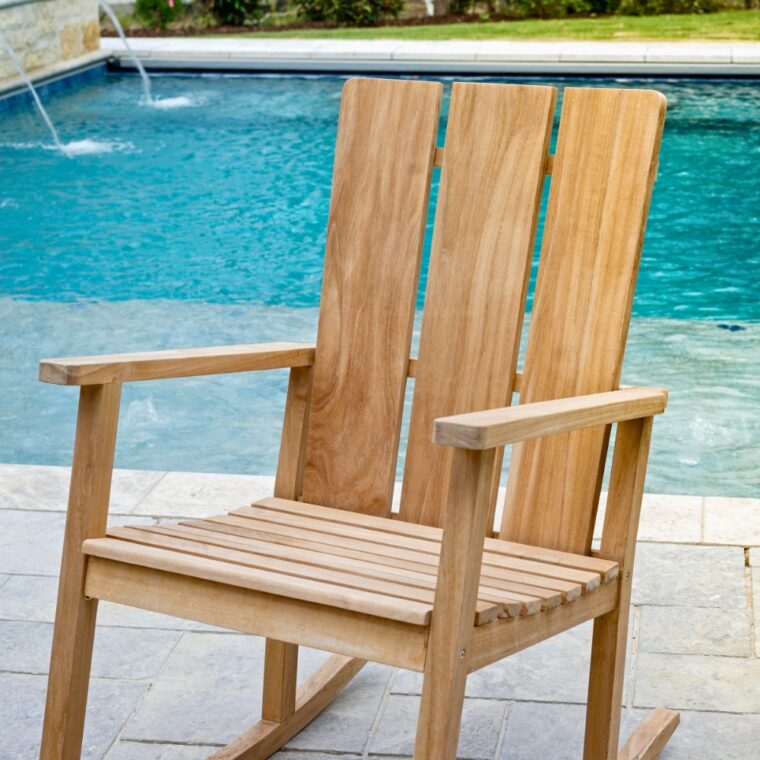 Catalina Harbor Teak Rocking Chair