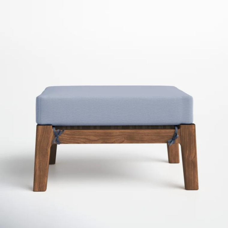 Maui Teak Outdoor Patio Ottoman