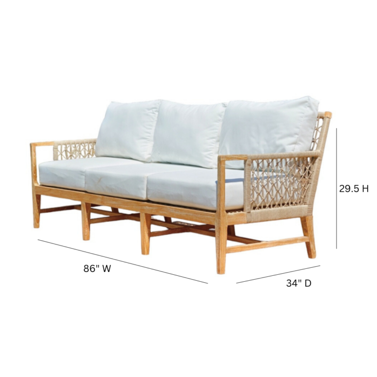 Nizuc 86-Inch Outdoor Patio Sofa