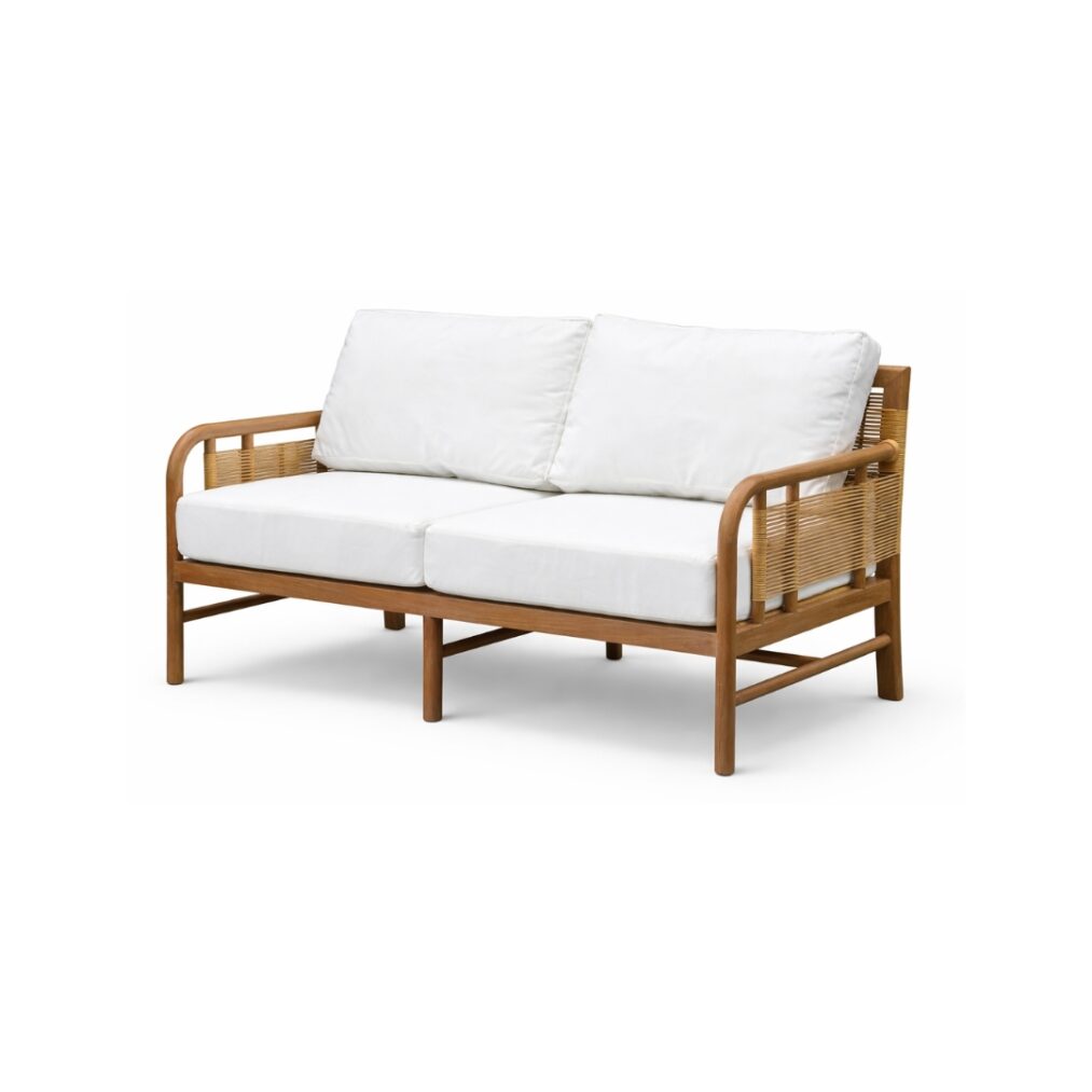 Westwood 58- Inch Teak Loveseat Sofa