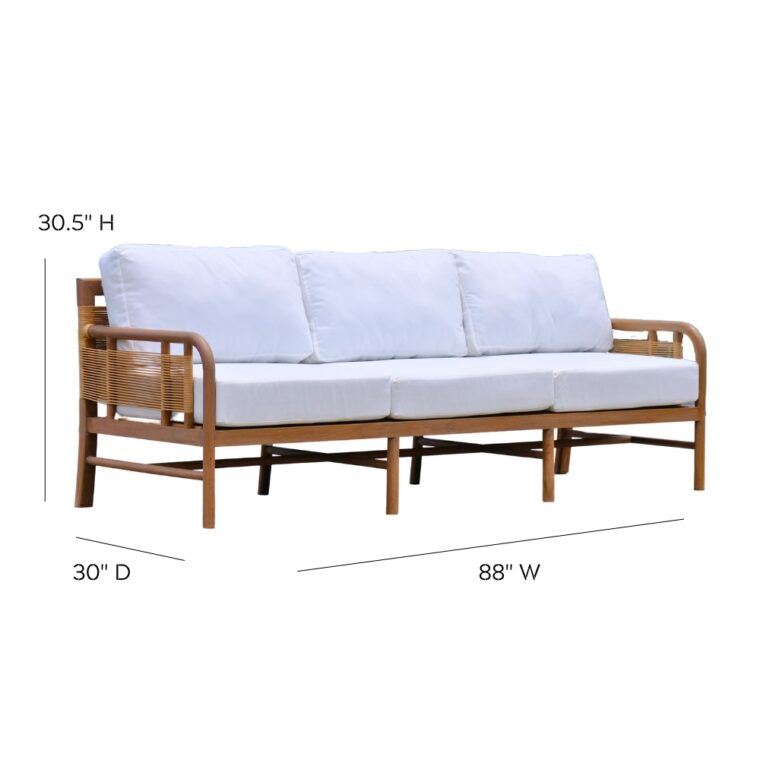 Westwood 88-Inch Teak Sofa
